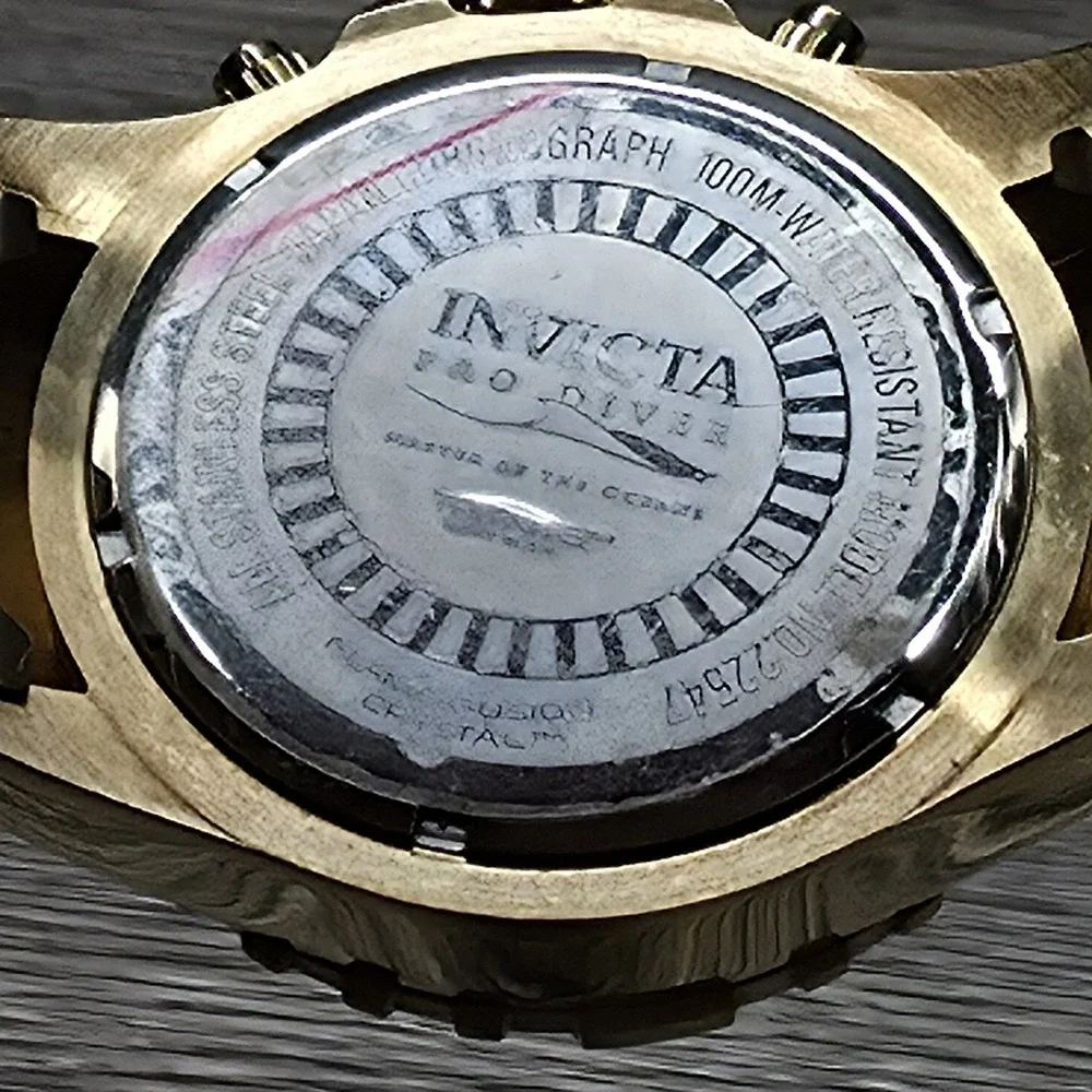 Invicta Men's Watch - Model 22547 - Pro Diver 50mm Gold Tone Stainless Steel